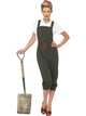 Womens Costume - Green WW2 Land Girl - Party Savers