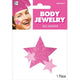 Pink Body Jewelry Team Spirit Stars - Party Savers