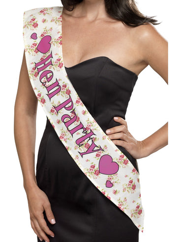 Deluxe Vintage Hen Party Sash - Party Savers