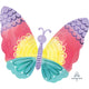 Standard Shape Pastel Tie Dye Butterfly - Party Savers