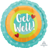 Get Well Dots Foil Balloon 45cm Each