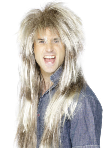 Blonde 80s Mega Mullet Wig - Party Savers