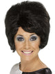 Black 60s Beehive Wig - Party Savers