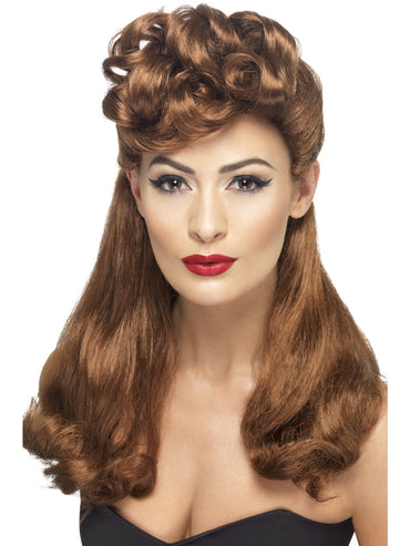 Auburn 40s Vintage Wig - Party Savers