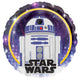 Star Wars Galaxy R2D2 Foil Balloon 45cm Each