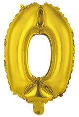 Number 2 Gold Foil Balloon 35cm - Party Savers