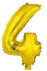 Number 2 Gold Foil Balloon 35cm - Party Savers