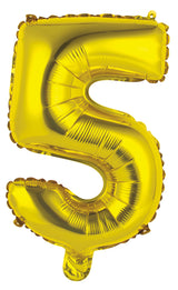 Number 8 Gold Foil Balloon 35cm - Party Savers