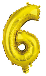 Number 2 Gold Foil Balloon 35cm - Party Savers