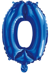 Number 5 Royal Blue Foil Balloon 35cm - Party Savers