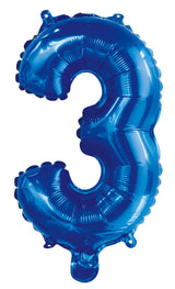 Number 5 Royal Blue Foil Balloon 35cm - Party Savers