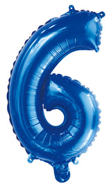 Number 5 Royal Blue Foil Balloon 35cm - Party Savers