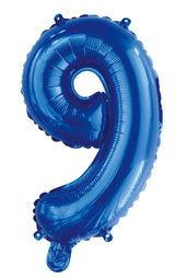 Number 5 Royal Blue Foil Balloon 35cm - Party Savers