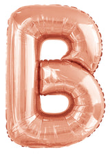 Letter O Rose Gold Foil Balloon 86cm - Party Savers