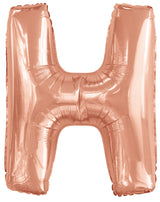 Letter O Rose Gold Foil Balloon 86cm - Party Savers