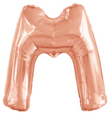 Letter O Rose Gold Foil Balloon 86cm - Party Savers