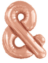 Letter O Rose Gold Foil Balloon 86cm - Party Savers