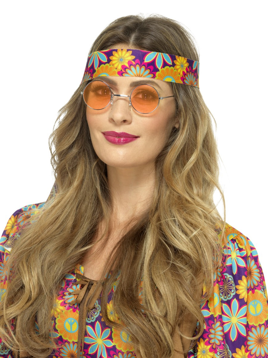 Orange Hippie Specs - Party Savers