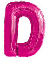 Letter W Bright Pink Foil Balloon 86cm - Party Savers