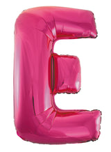 Letter B Bright Pink Foil Balloon 86cm - Party Savers