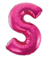 Letter B Bright Pink Foil Balloon 86cm - Party Savers