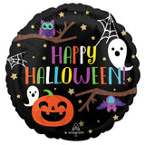 Halloween Night Foil Balloon 45cm Each