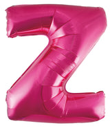 Letter B Bright Pink Foil Balloon 86cm - Party Savers