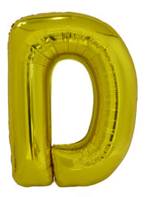 Letter U Gold Foil Balloon 86cm - Party Savers