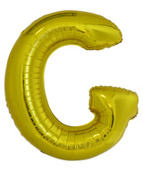 Letter U Gold Foil Balloon 86cm - Party Savers