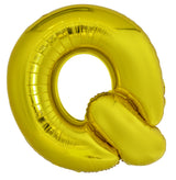 Letter T Gold Foil Balloon 86cm - Party Savers