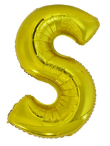 Letter N Gold Foil Balloon 86cm - Party Savers