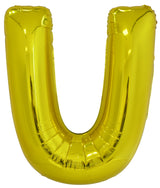 Letter T Gold Foil Balloon 86cm - Party Savers