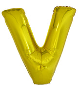 Letter G Gold Foil Balloon 86cm - Party Savers