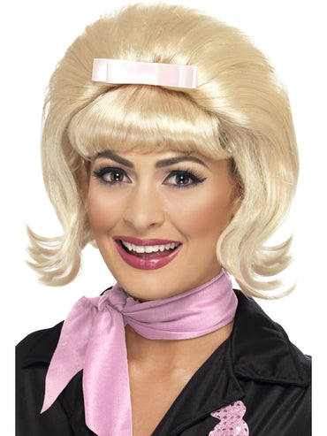 Blonde 50s Flicked Beehive Bob - Party Savers