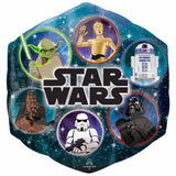 Star Wars Galaxy Group Supershape Foil Balloon 55cm x 58cm Each