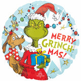 Dr. Seuss The Grinch Merry Grinch-Mas Foil Balloon 45cm Each