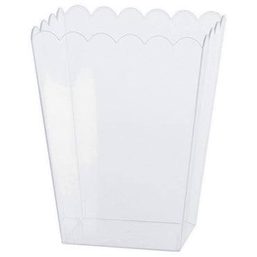 Scalloped Clear Plastic - Medium - Party Savers