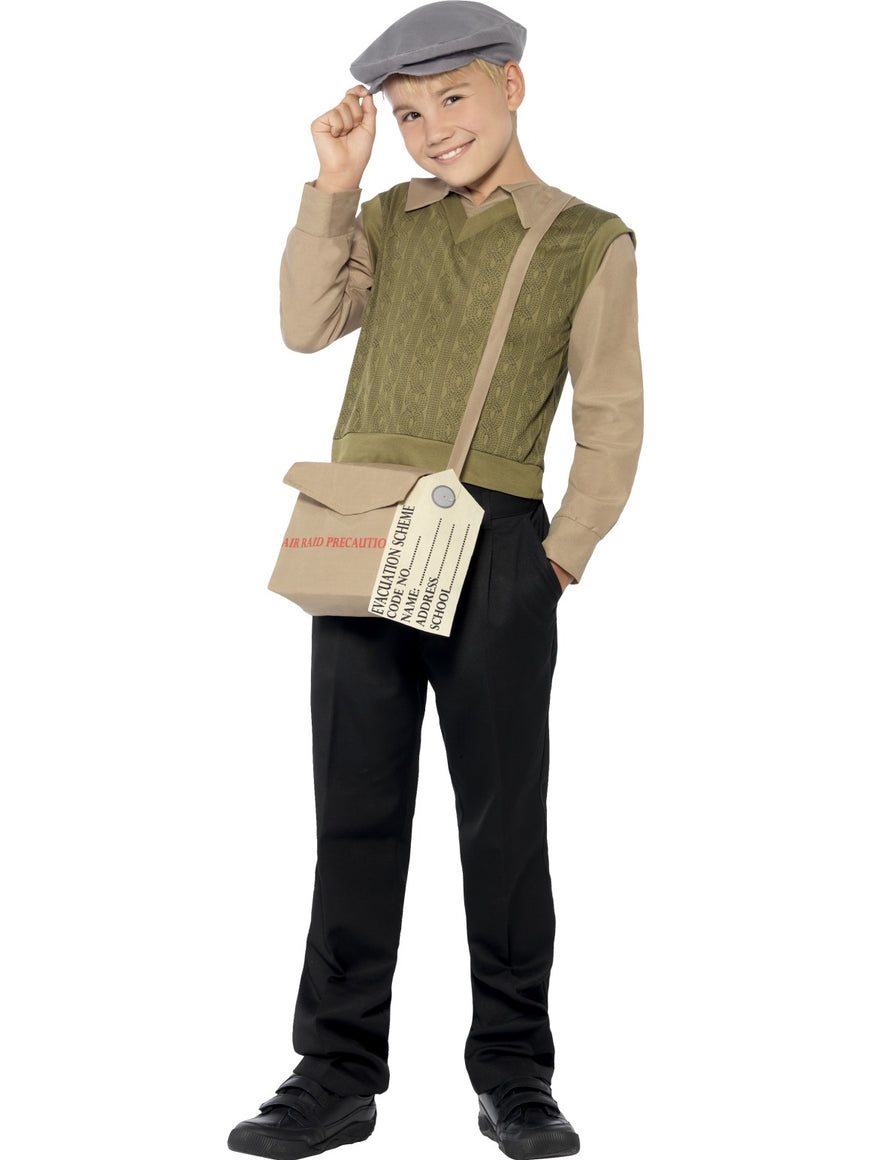 Boys Costume - Evacuee Boy Kit - Party Savers