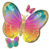 Colourful Butterflies SuperShape Balloon Each