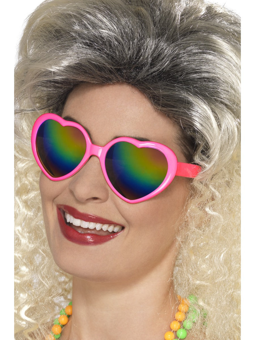 Pink Heart Specs - Party Savers