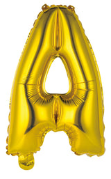 Letter I Gold Foil Balloon 35cm - Party Savers