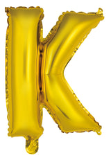 Letter S Gold Foil Balloon 35cm - Party Savers