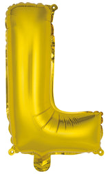 Letter S Gold Foil Balloon 35cm - Party Savers