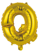 Letter S Gold Foil Balloon 35cm - Party Savers