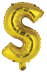 Letter I Gold Foil Balloon 35cm - Party Savers