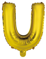 Letter I Gold Foil Balloon 35cm - Party Savers