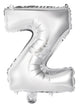 Letter Z Silver Foil Balloon 35cm - Party Savers