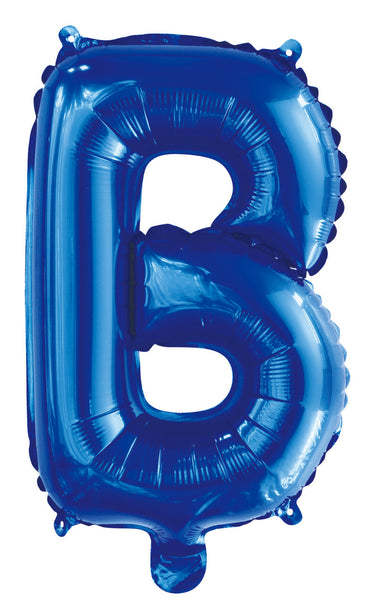 Letter B Royal Blue Foil Balloon 35cm - Party Savers