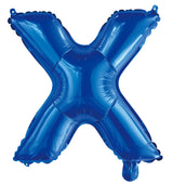 Letter U Royal Blue Foil Balloon 35cm - Party Savers