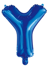 Letter U Royal Blue Foil Balloon 35cm - Party Savers